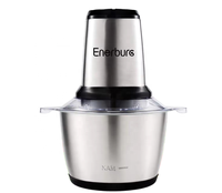Mini robot culinaire électrique 2L, hachoir et broyeur à viande, appareil de cuisine multifonctionnel en acier inoxydable pour usage domestique