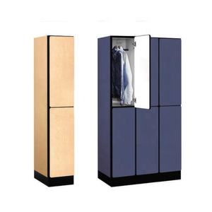 Locker laminado fenólico impermeable comercial Material HPL para gimnasio Deportes Centro de fitness Lockers Hpl Locker con bancos - Product Image 1