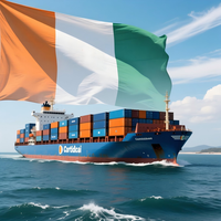 Agent d'expédition maritime et aérienne rapide et économique de Chine vers la Côte d'Ivoire Abidjan FCL LCL 40GP DDP Services logistiques UPS DHL Transitaire