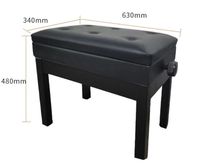 Piano Bench With Height Adjustable Keyboard Bench Stool