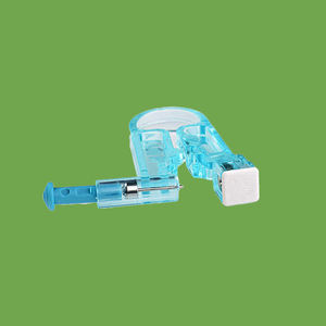 <span class=keywords><strong>Pendientes</strong></span> de perforación de oreja de acero inoxidable sin dolor desechables de <span class=keywords><strong>primera</strong></span> generación, joyería empaquetada estéril individual hipoalergénica - Product Image 2