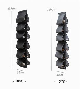 None Woven <b>Wardrobe</b> 6 Layers Hanging <b>Storage</b> Bag Home Organizer <b>Shoes</b> <b>Storage</b> - Product Image 5