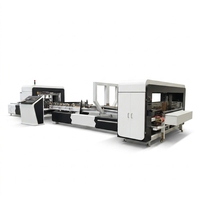 Ligne de production de colle électrique entièrement automatique, machine à coller et à plier les boîtes pour cartons, emballages en plastique, haute vitesse, économie d'énergie