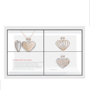 86 inch LCD trong suốt hộp hiển thị với cảm ứng tương tác Showcase quảng cáo trong suốt Màn hình hiển thị - Product Image 5