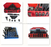 Kits de serrage CNC 58 pièces, kits de serrage en acier pour machines de fraisage, prix d'usine
