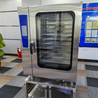 Four à convection intelligent à 10 plateaux, électrique avec vapeur, four à sole électrique avec vapeur pour pain et poulet