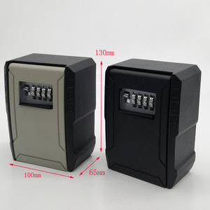 CJSJ Key <b>Storage</b> <b>Box</b> Rectangle Hook Type Mechanical Combination Lock <b>Waterproof</b> Outdoor Use - Product Image 3