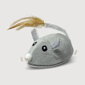 Fabricant de Mini animaux mignons, maison de souris, jouets en peluche robotisés pour chat, chasse Interactive, automatique, jouets intelligents pour chats