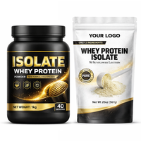 Poudre d'isolat de protéines de lactosérum, haute teneur en protéines, OEM ODM, étiquette privée, vente en gros, emballage personnalisé, complément nutritionnel sportif