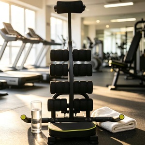 Banc d'entraînement abdominal multifonctionnel réglable pour sit-ups, machine à crunches pour la maison, la gym, l'entraînement du tronc, des jambes et des cuisses - Product Image 1