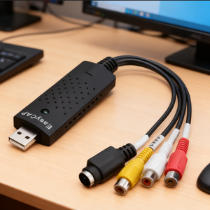 Hot bán Video Capture Card <span class=keywords><strong>USB</strong></span> <span class=keywords><strong>2.0</strong></span> để RCA Adapter chuyển đổi âm thanh Video Capture Card Adapter PC cho TV DVD VHS Thiết bị chụp - Product Image 2