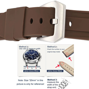 <span class=keywords><strong>Cinturino</strong></span> di Lusso Lionorm da Uomo <span class=keywords><strong>per</strong></span> <span class=keywords><strong>Smartwatch</strong></span> Panerai Sportivo Mimetico in Silicone Accessori <span class=keywords><strong>per</strong></span> Orologi - Product Image 5