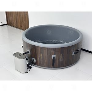 Spa <span class=keywords><strong>gonflable</strong></span> de luxe en PVC durable pour 4 à 6 personnes, pour usage commercial et domestique, avec chauffage - Product Image 2