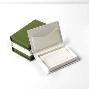 Customizable 12*8.5*2cm Book-Shape Jewelry <b>Box</b> <b>Rings</b> Earrings Pendants Jewelry <b>Box</b> with Creamy Pouch for Wedding Engagements - Product Image 3