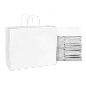 Sacchetto <span class=keywords><strong>di</strong></span> carta kraft <span class=keywords><strong>di</strong></span> lusso con finestra trasparente <span class=keywords><strong>di</strong></span> alta qualità borsa in cina borsa per la spesa in carta kraft artigianale - Product Image 3