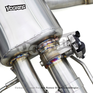 Oem Valvetronic Catback Uitlaat Voor <span class=keywords><strong>Alfa</strong></span> <span class=keywords><strong>Romeo</strong></span> Giulia Quadrifoglio 2.9T V6 2016-2024 Roestvrijstalen Uitlaatpijp - Product Image 5