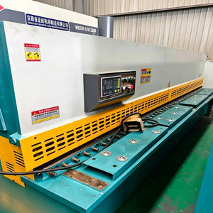 High Efficiency QC12Y Hydraulic Swing Beam Shearing Machine 6x4000mm Stainless Steel Iron Sheet Guillotine Shear Machine - Product Image 1