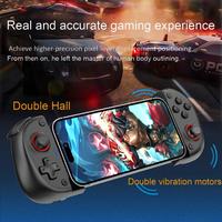 Contrôleur de jeu mobile X3 Ventilateur de refroidissement 2 en 1 avec double moteurs de vibration Poignée de manette de téléphone Android et IOS