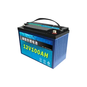 1280 wh capacity solar lithium iron phosphate battery 12 v 100 ah solar power
