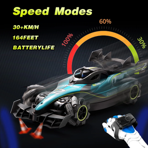 4DRC Y2 Coche RC de Alta Velocidad con Control por Reloj, Simulación de Pulverización, 4WD, Acrobacias y Derrapes, Coche de Carreras de <span class=keywords><strong>Fórmula</strong></span> <span class=keywords><strong>1</strong></span>/12 con Control Remoto, Sonido y Luces - Product Image 5