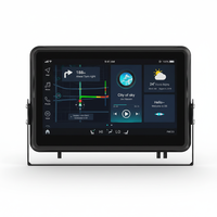 E-LINK ET505M Écran tactile robuste étanche de 10 pouces 24V pour véhicule, Full HD, ADAS, DMS, BSD, GPS interne, 5 canaux