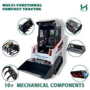 Cargadora Compacta de Ruedas con Certificación CE y EPA de Fábrica China, Compatible con Accesorios <span class=keywords><strong>Dingo</strong></span> Vermeer para Construcción Agrícola - Product Image 3