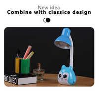Lampe de bureau led en forme d'oiseau, design dessin animé amusant, offre spéciale