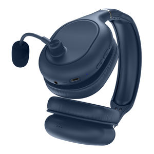 Fones de ouvido bluetooth, fones de ouvido sem fio com cancelamento de ruído, headset com microfone