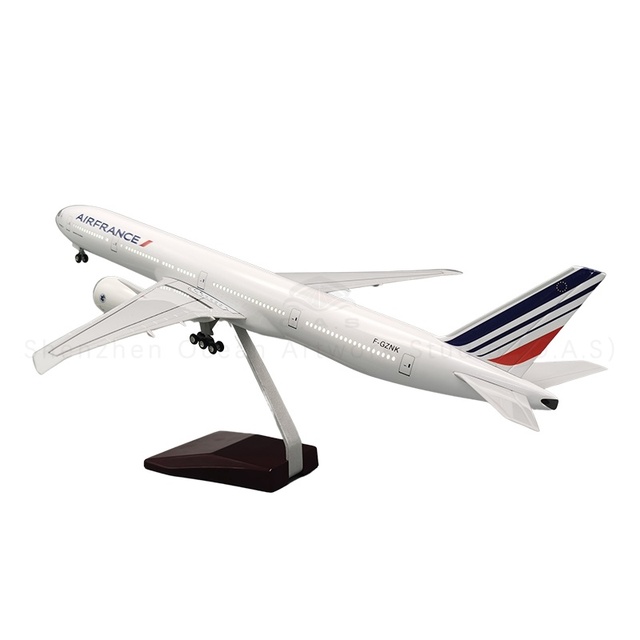 Aircraft Plane Model for Gift 1:157 Scale Model Aircrafts 777 Air France 47cm Boeing Model Airplanes