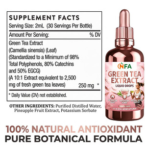 Gotas Líquidas de Extracto de Té Verde Personalizadas, Estimulan el Metabolismo, Apoyo al Control de Peso, Gotas Antioxidantes Naturales de Plantas - Product Image 2