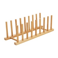 Support de rangement en bambou personnalisé pour cuisine, organisateur d'armoire, étagères à assiettes en bois de bambou, directement du fabricant leader
