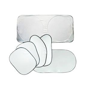 Parasol para Parabrisas Delantero de Coche, 59.5x27.6 Pulgadas, Recubierto de Plata, Juego de Seis Piezas, Plegable, Protección para el Verano - Product Image 2