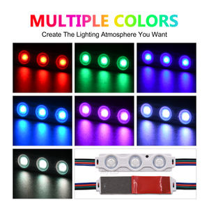 Módulo LED de 12v con 3 Lentes para Letreros, Mini Módulo LED SMD, Control Remoto por Inyección, Módulos LED RGB 5050 - Product Image 6