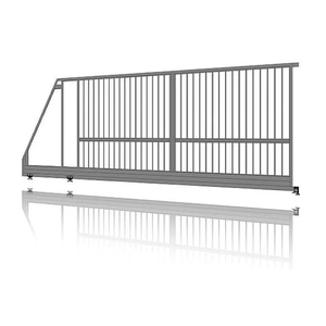 Usine et maison motorisées Photocellule coulissante porte de sécurité nouvelle porte conçoit aluminium électrique Bronze cantilever portes coulissantes - Product Image 5