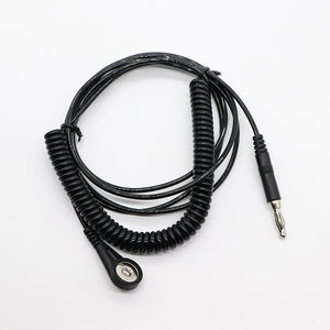 Kabel Katapel PU Khusus 4MM Kepala Pisang ke 4.0/3.5 Gesper Wanita Terapi Fisik Hitam Kabel Katapel - Product Image 5