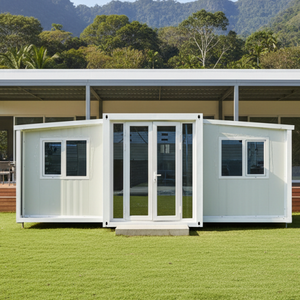 <span class=keywords><strong>Casa</strong></span> Container Espandibile a Doppia Ala 20ft 40ft, <span class=keywords><strong>Casa</strong></span> Modulare Prefabbricata di Lusso Pieghevole, Spaziosa <span class=keywords><strong>Casa</strong></span> Mobile con 3 Camere da Letto - Product Image 1