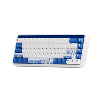 Clavier mécanique AKKO JIN01 Hotswap, boîtier en aluminium, structure de joint pour ordinateur portable, clavier 65%