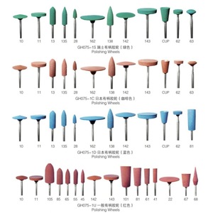 Roue de polissage en caoutchouc Glory, ronde de 1/2 pouce, grain 40, pour usage dentaire et bijouterie, à basse vitesse - Product Image 1