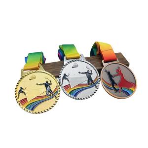 Wsnbwye <span class=keywords><strong>tennis</strong></span> <span class=keywords><strong>de</strong></span> <span class=keywords><strong>table</strong></span> médaille automatique <span class=keywords><strong>Anime</strong></span> Sublimation DIY CHAVEIRO métal jujitsu médaille - Product Image 1