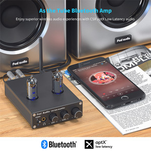 Amplificador de Tubos de Vacío Fosi Audio Blue, Amplificador de Potencia Estéreo AptX HD de 50W TPA3116D2, Amplificador de Auriculares Portátil para Altavoces Domésticos - Product Image 3