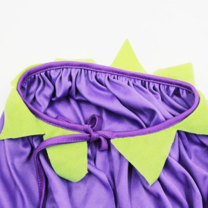 Mantello da Mago Viola con Colletto <span class=keywords><strong>Verde</strong></span>, Costume di Halloween per Bambini - Product Image 4