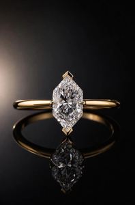 Round Lab Grown Diamond <b>Solitaire</b> Engagement <b>Ring</b> Rose Gold Plated IGI Certified Luxury Wedding & Party Jewelry - Product Image 3