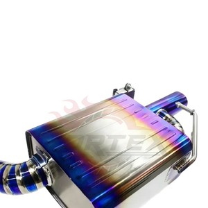 ท่อไอเสีย Vortex Titanium Valvetronic สำหรับ Mercedes E200 E300 W213 ปี 2017-2023 สีฟ้าไหม้ - Product Image 5