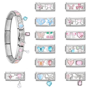 Charms Long-strand Multi-functional Creative Connectable DIY Versatile Dainty Stainless Steel Butterfly Modular <b>Bracelet</b> Jewelry - Product Image 2