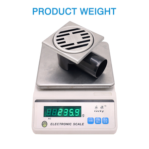 Guida vuông vòi hoa sen xả ABS + SS304 phòng tắm hiện đại cống sàn chống mùi thép không gỉ chất thải cống - Product Image 4