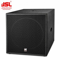 Subwoofer professionnel S18 de 18 pouces, 600 W, 123 dB, 8 ohms, haut-parleur de basses pour discothèque, salle de danse, bar, divertissement