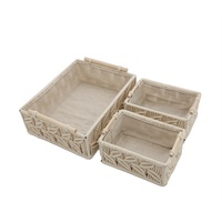 Kingsaule — panier de rangement en tissu et corde de coton, panier pour articles divers, fruits et légumes, vente en gros
