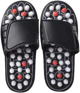 Masajeador de pies de acupresión portátil con reflexología EVA zapatilla con fondo grueso reemplazable cabeza sandalias estilo masaje producto - Product Image 6