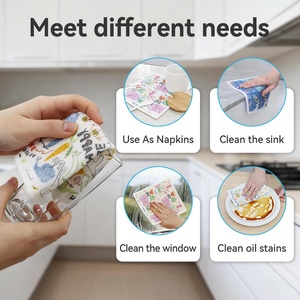 Paños de Cocina Suecos Impresos en Fábrica, Ecológicos y Biodegradables, con Patrón Personalizado, Reutilizables, de Esponja de Celulosa - Product Image 4