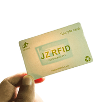 Impresión personalizada Eco-Friendly BIO NFC Chip Tarjeta de papel RFID Smart Paper Hotel Key Card